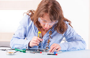 Online electronics technician program